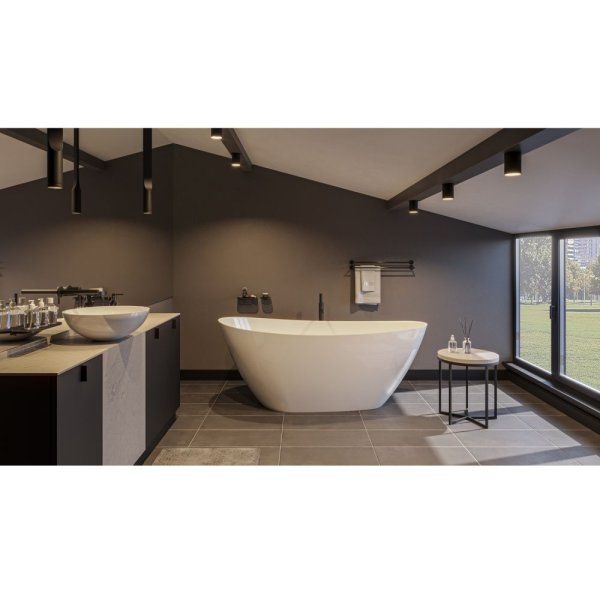 Ванна из искусственного камня Whitecross Spinel A 0209.150070.100 150x70 белый глянцевый