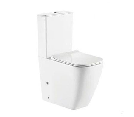 Унитаз напольный Ceramalux 1288A, белый глянец