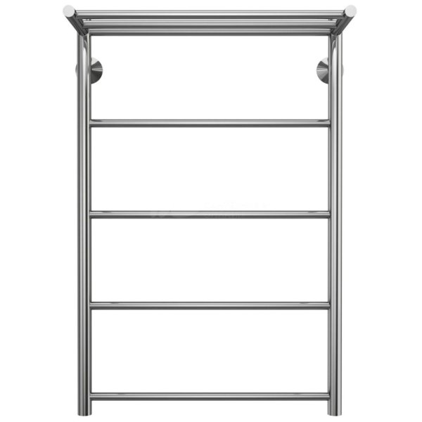 Полотенцесушитель водяной с полкой Stelmix 80x50 см, прямой с полкой