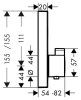 Термостат Hansgrohe ShowerSelect 15762000 для душа хром