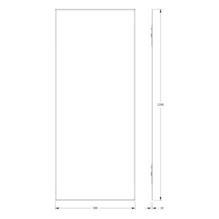Зеркало Evoform Standard BY 0239 50x120