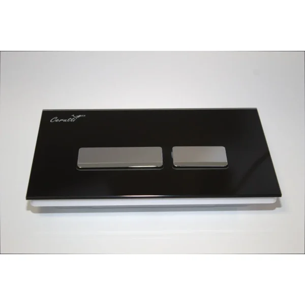 Кнопка смыва Ceruttispa CR06BK для инсталляции, черный/хром