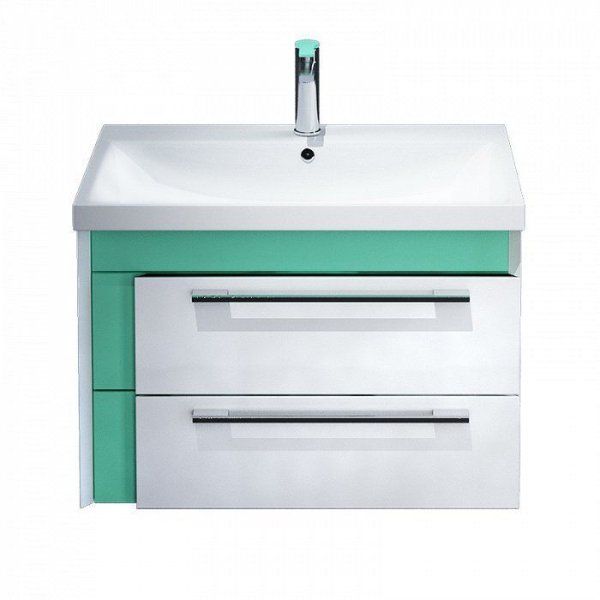 Тумба с раковиной IDDIS Color Plus COGIL7MJ0MHB0iJC95EQK белый/зеленый
