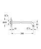 Кронштейн для верхнего душа Grohe Rainshower 28361000 хром