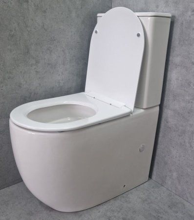 Унитаз напольный Ceramalux TR2176 TORDNADO, белый глянец