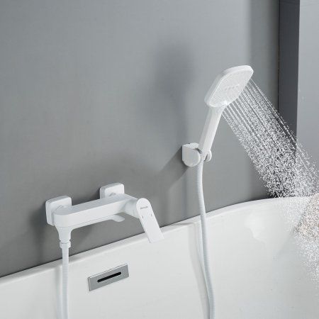 Смеситель для ванны Shevanik S4JL10EY2CAS, белый