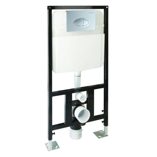 Унитаз подвесной с инсталяцией SantiLine SL-5005+SL-01 белый