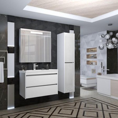 Мебельная раковина Opadiris Frame 031200-u 80 белый