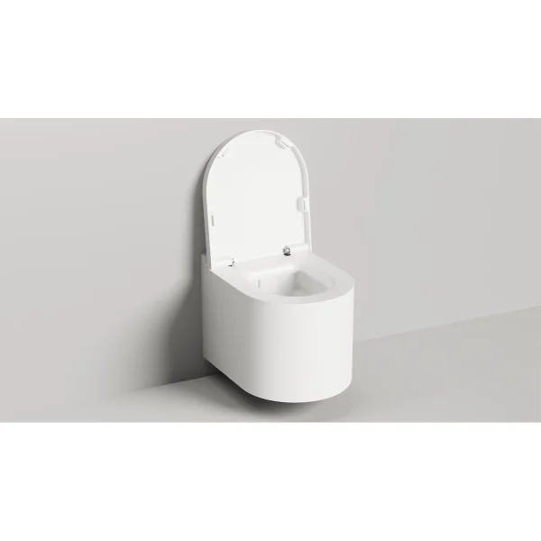 Унитаз подвесной Salini S-Stone Gemelli 240121KSM безободковый, с сиденьем микролифт, белый матовый