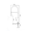 Смеситель Ledeme L4097-9 хром + серый