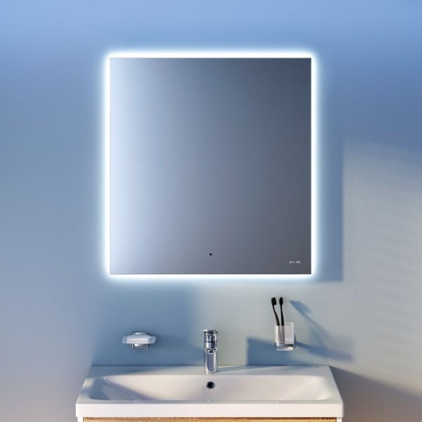 Зеркало с интерьерной Led подсветкой, 65 см AM.PM X-Joy M85MOX10651S, Серебристый