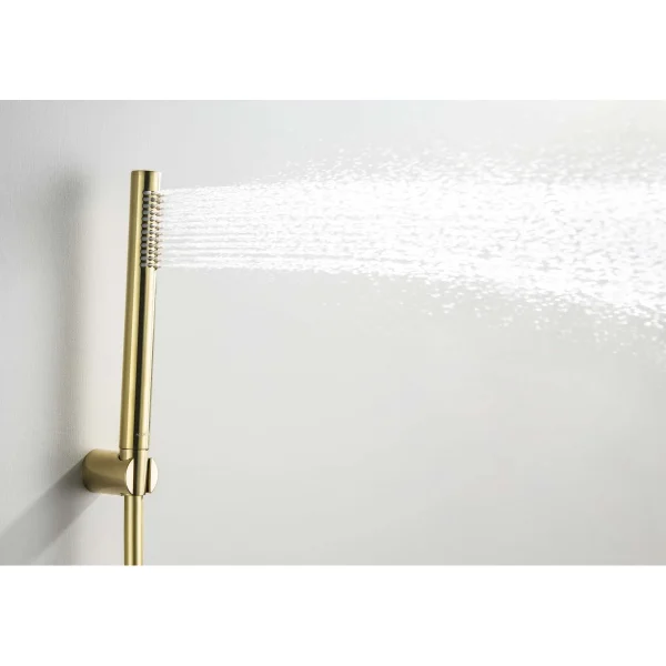 Душевой гарнитур Aquatek Европа AQ2034BG 1 режим, золотой матовый
