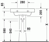 Пьедестал Duravit Happy D 0863860000