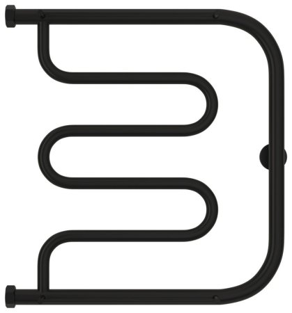 Полотенцесушитель водяной Сунержа Лира 31-4012-5050 500x500 черный матовый