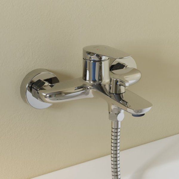 Смеситель для ванны без аксессуаров, глянцевый хром, Zodiac X, IDDIS, ZDXSB02i02WA