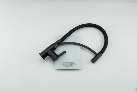 Смеситель для кухни с гибким изливом Frap F4552-6 черный