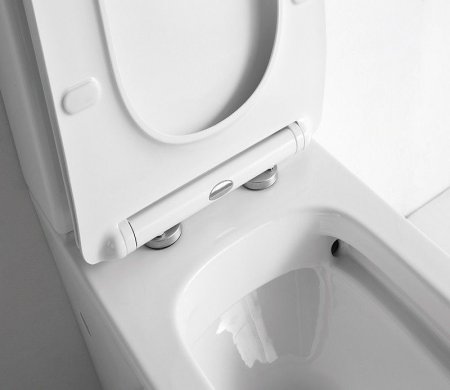 Унитаз напольный CeramaLux 2170, Бело-Глянцевый