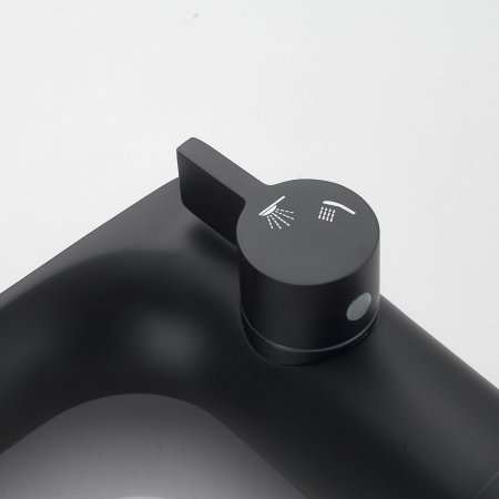 Смеситель для ванны однорычажный  Shevanik S4112H, Черный