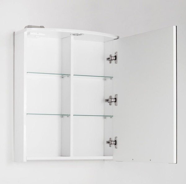 Зеркальный шкаф Style Line "Жасмин 2 500/С", Люкс белый Style Line ЛС-000010038, Белый