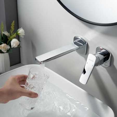 Смеситель для раковины однорычажный встроенный Shevanik S9941, Хром