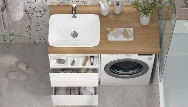 Тумба Velvex подвесная Klaufs 56*60.2Y (белый) (tp.KLA.56.2Y)