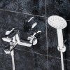 Смеситель для ванны WasserKRAFT Vils 5600 5601 хром