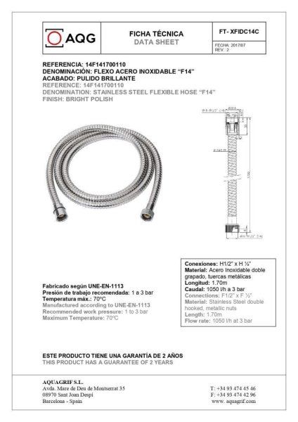 Смеситель AQG Delta 01DEL419CR для ванны, хром