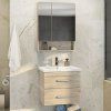 Зеркало-шкаф COMFORTY "Парма-60" дуб дымчатый