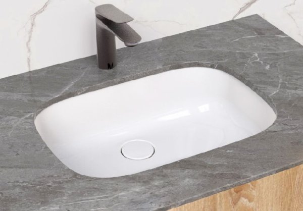 Встраиваемая прямоугольная раковина ARROW AP41008C белый