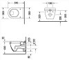 Унитаз подвесной Duravit Starck 3 2201090000