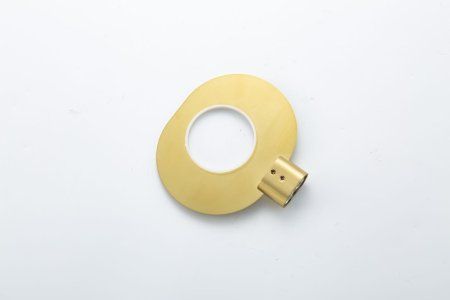 Мыльница стеклянная Gappo G3TE09NR02YS-3HM, золотой сатин