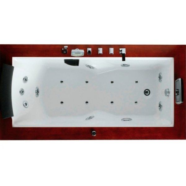 Акриловая ванна Gemy G9057 II O R с гидромассажем