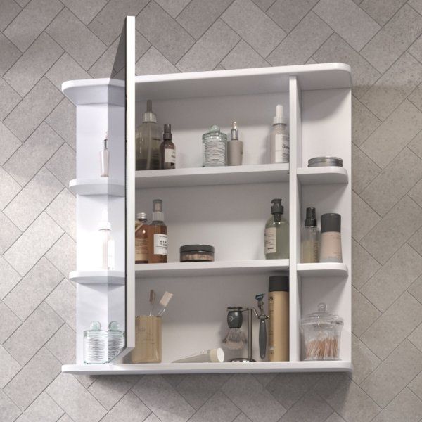 Шкаф VIGO навесной Nova 600 с зеркалом (zsh.NOV.60)