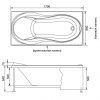 Акриловая ванна Aquanet Grenada 00203968 170х80