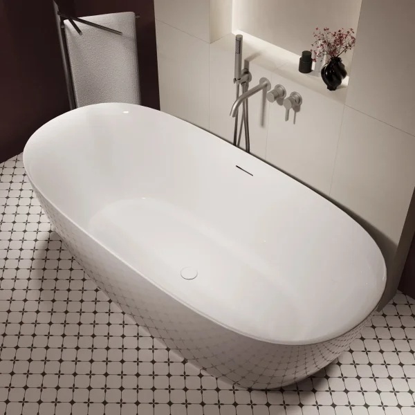 Акриловая ванна Vincea VBT-708-1700 170x80 см, отдельностоящая, белый