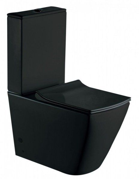 Унитаз-компакт Esbano Duero-C безободковый, черный матовый