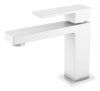 Cмеситель для умывальника Qubic Matt White Boheme 471-MW