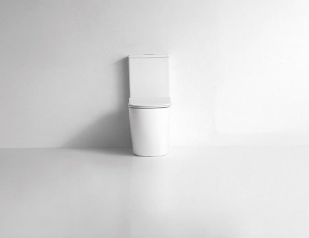 Унитаз напольный CeramaLux NS-2176, Бело-Глянцевый