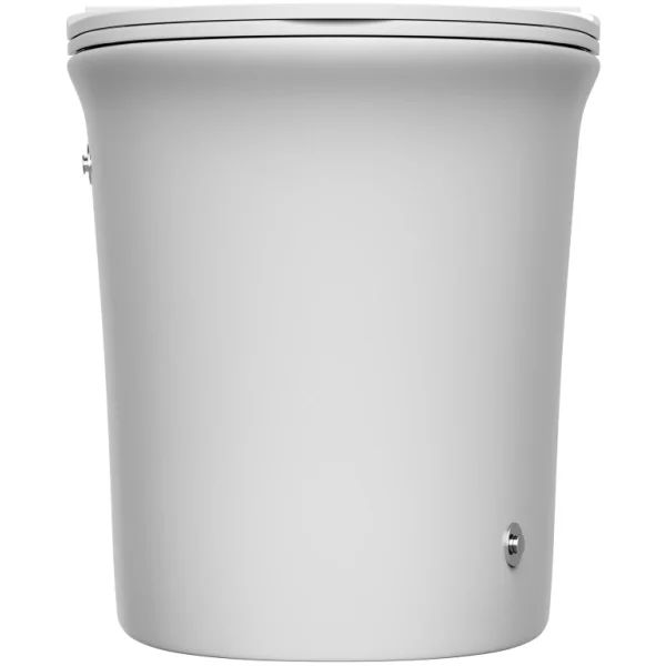 Унитаз напольный Abber Bequem AC1125P импульсный, безободковый, с сиденьем микролифт, белый