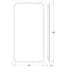 Зеркало с LED-подсветкой настенное Defesto Opti DF 2815 50x100