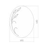 Зеркало без подсветки MIXLINE Дебют 490*640 (525447)