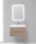 Мебель для ванной BelBagno Marino MARINO-800-2C-SO-CL-P + BB800/450-LV-MR-PR 80 capucino lucido