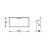 Полочка-мыльница Grohe Grohtherm Cube 18700000