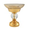 Мыльница Migliore Cristalia 16823 настольная, золото/swarovski