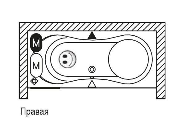 Ванна акриловая Riho Tofield BA3700500000000 180x80