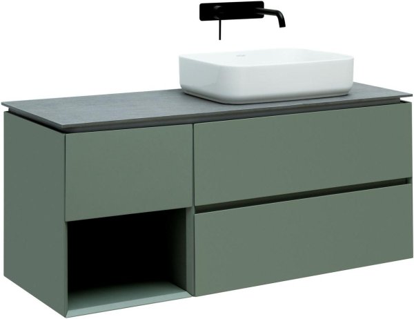 Тумба под раковину Allen Brau Infinity 120 1.21007.CGM R олива матовый