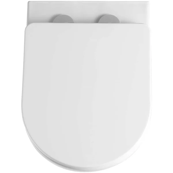 Унитаз подвесной Aquatek Гелиос AQ1993T-00 безободковый, торнадо, с сиденьем микролифт, белый