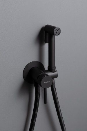 Смеситель с гигиеническим душем Allen Brau Priority 5.31A29-31 (с внутренней частью) черный матовый