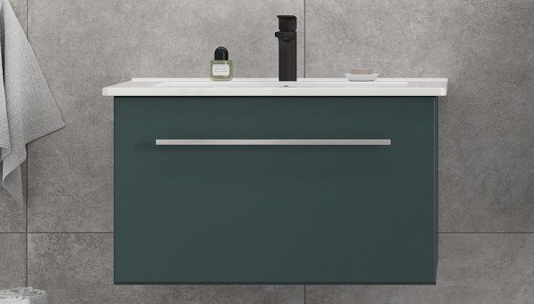 Тумба подвесная Velvex Posse 75, верде (tp.POS.OSK.75.1Y верде/дуб золотой)