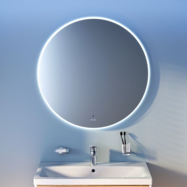 Зеркало с интерьерной Led подсветкой, 80 см AM.PM X-Joy M85MOX40801S, Серебристый